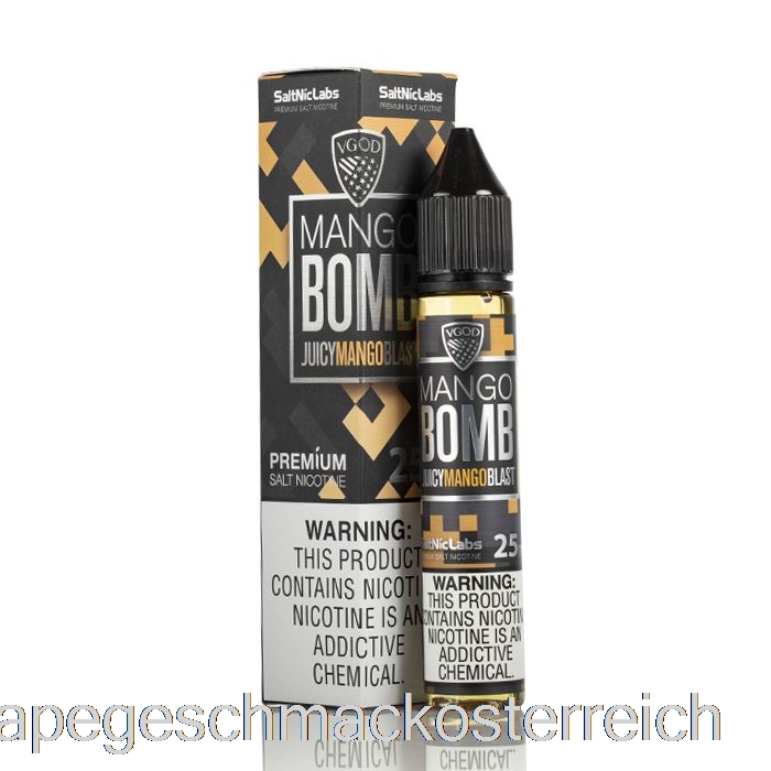 Mangobombe – Vgod Saltnic – 30 Ml, 25 Mg Vape-Geschmack
